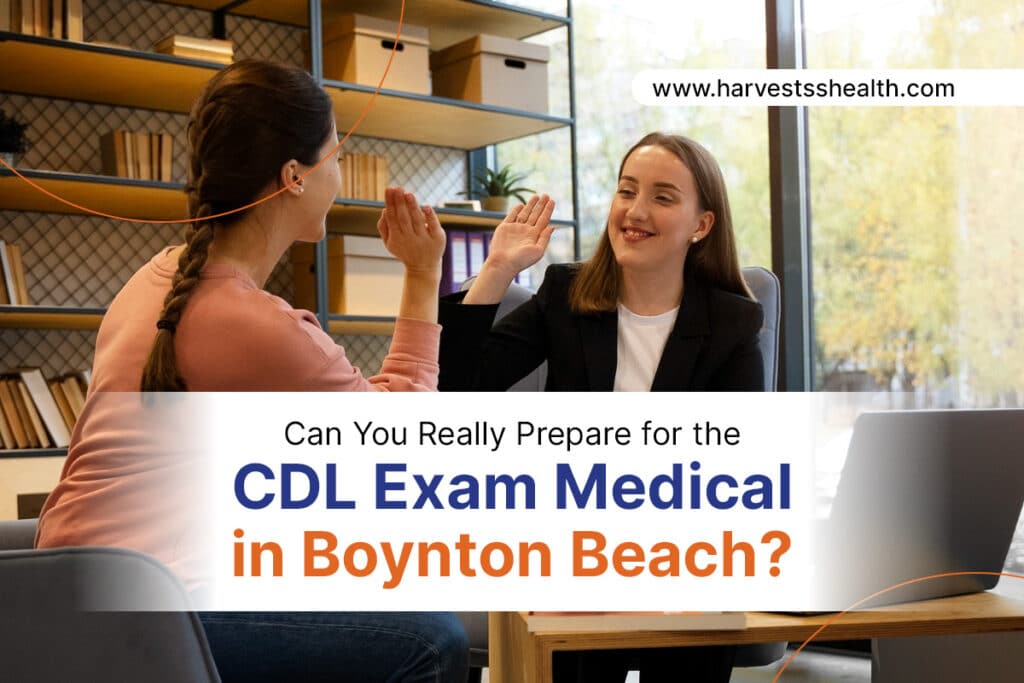CDL exam medical requirements in Boynton Beach.